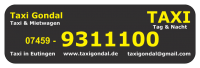 Dieses Bild zeigt das Logo des Unternehmens Taxi gondal